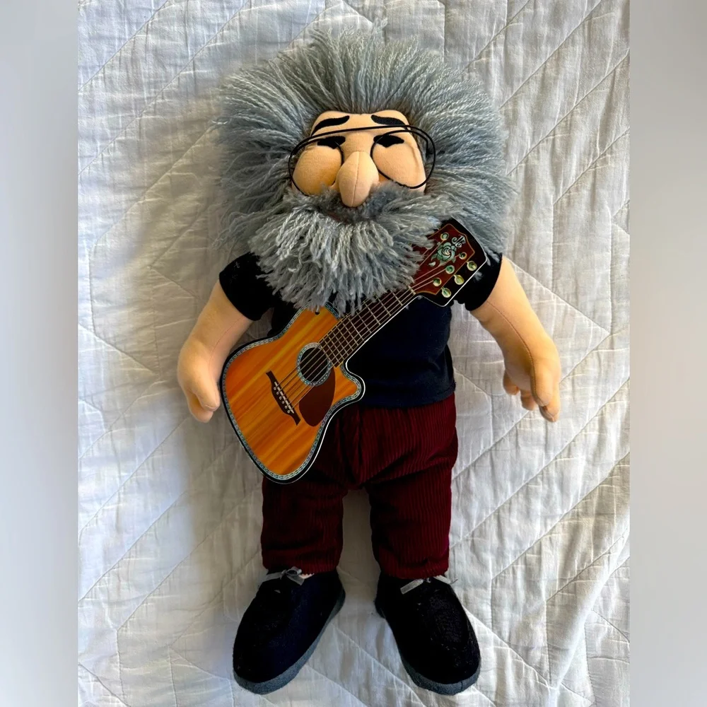 Vintage 1998 Jerry Garcia Grateful Dead Plush Doll Made for Liquid Blue by Gund